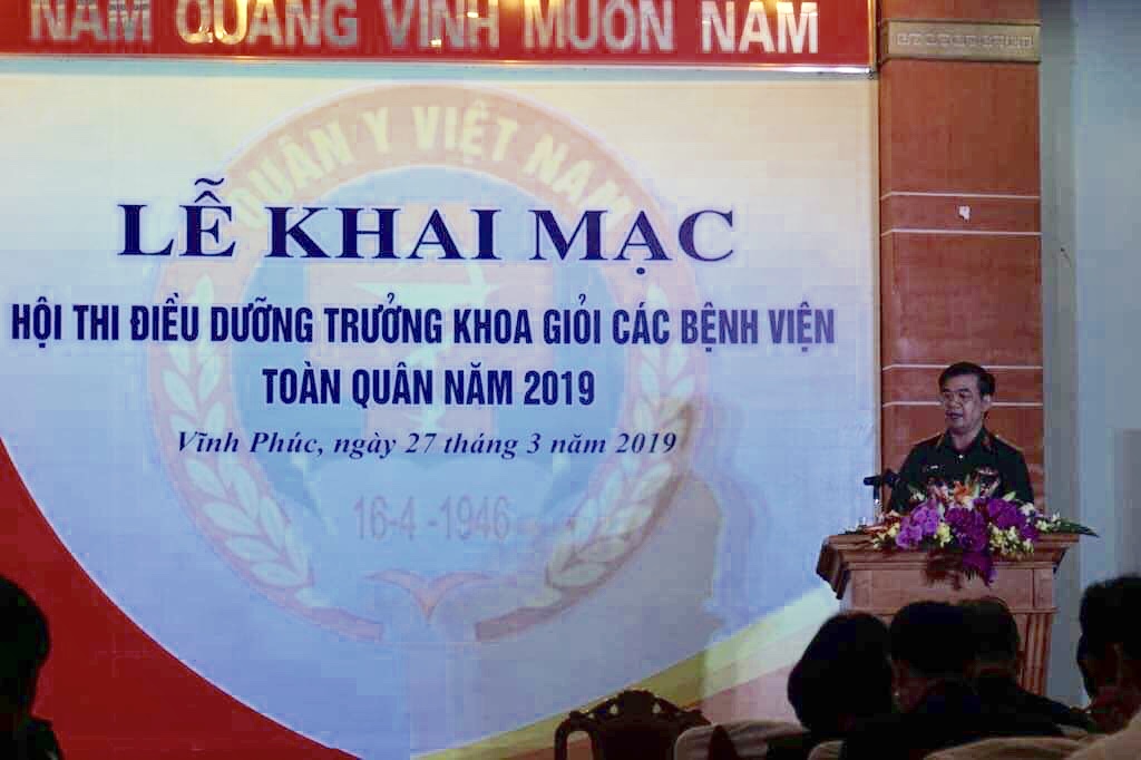 Hội thi Điều dưỡng trưởng giỏi toàn quân năm 2019  